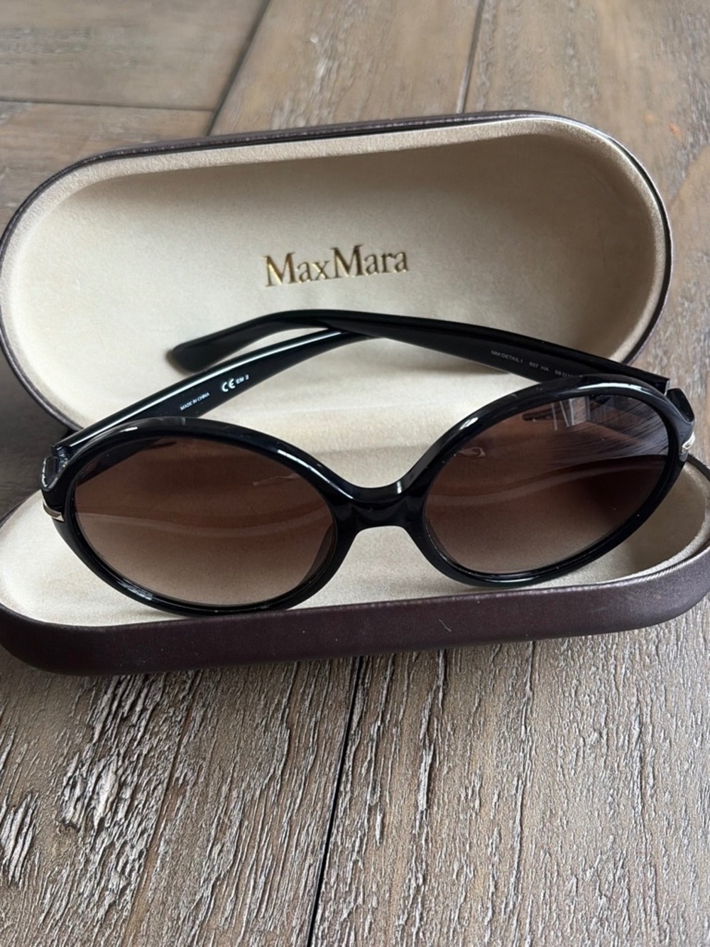 MaxMara 58mm round sunglasses
